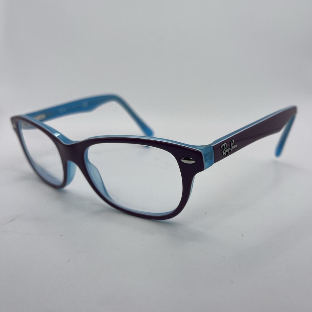 Ray-Ban RB1555 3763 Kids Eyeglasses Purple Round Rim 48-16-130 *Frames Only*